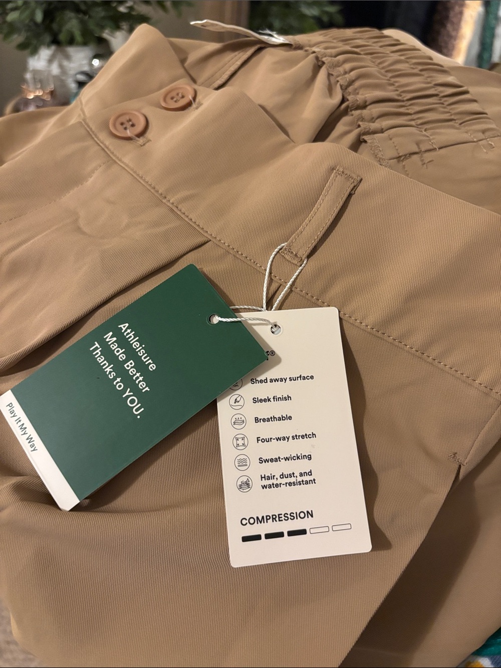 HALARA Women’s High Waisted Wide-Leg Work Pants in Camel-Size XL - Picture 10 of 10